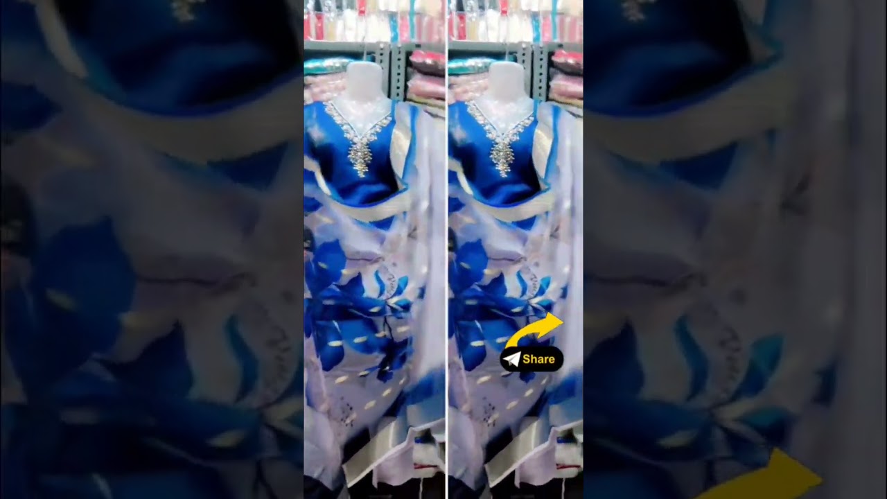 Queen Style Royal Blue Kurti 💙 3 Piece Set  