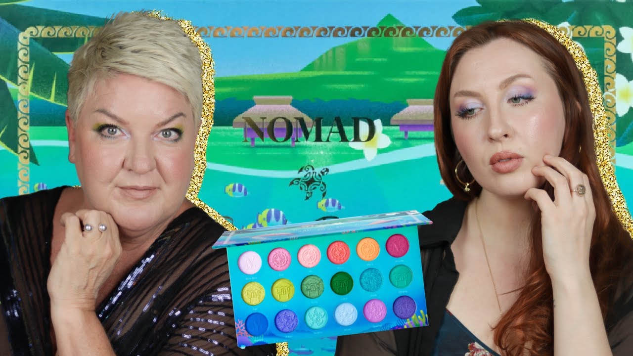 FULL FACE GRWM (Us) ft. Nomad Paradise Islands Palette and Vacation Chats