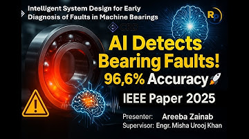Machine Learning | Fault Diagnosis & Classification in Bearings | IEEE Paper 2025