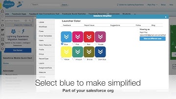 Change Salesforce Simplified Launcher Color