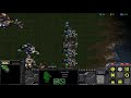 Starcraft Remastered 1 Terran vs 7 AI Zerg No units 
