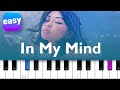 Lyn Lapid - In My Mind | EASY PIANO TUTORIAL