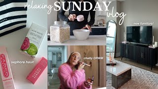 VLOG: chill sunday, sephora haul + new furniture, & advice for making friends in a new city!