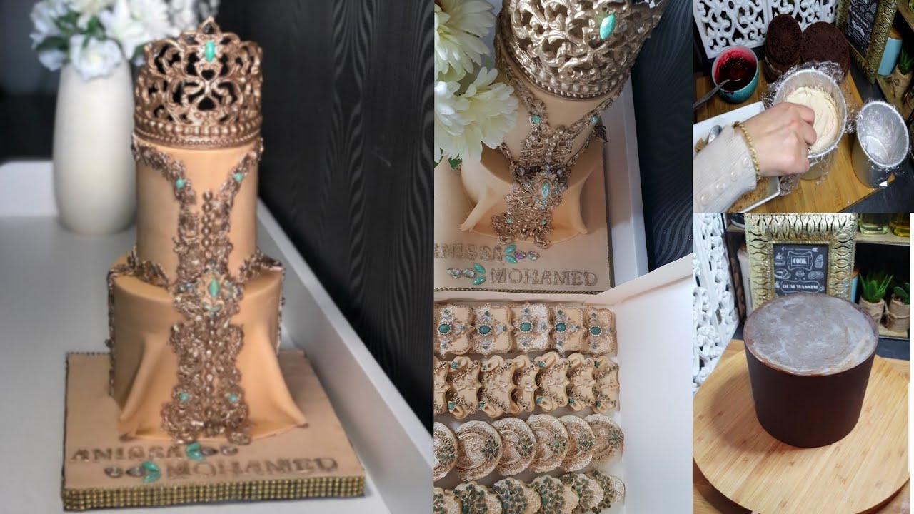 إكتشيفو معي جميع المراحل لخدمت بها🤗والسر للحصول على كيكه كالمحترفين💝كيكه الحنه