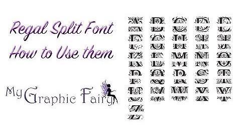 Regal Font Split Letters How To Use   Cricut Design Space