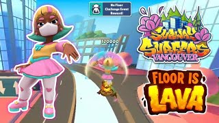 NEW FLOOR IS LAVA CHALLENGE IN VANCOUVER 2022 GAMEPLAY with PINK - SUBWAY SURFERS IRELAND 2024