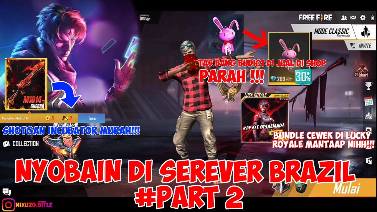 Event Server Brazil Part2 Free Fire Battleground Youtube
