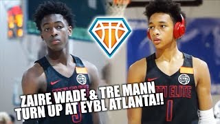 Zaire Wade & Tre Mann Team Up For Atl Eybl Session Dwyane Wade Watches Zaires Eybl Debut