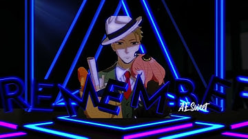 [Free Project File] | The Nights - Anya Forger 4K |amv typography After Effect