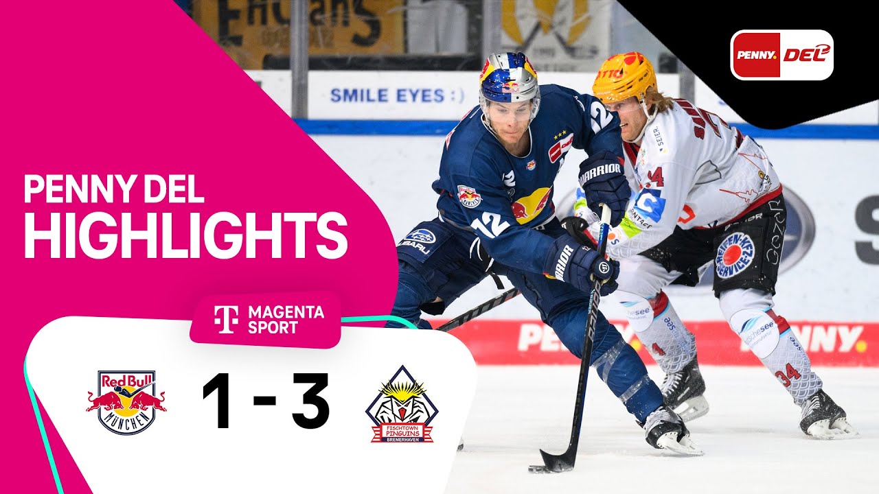 EHC Red Bull München - Pinguins Bremerhaven | Highlights PENNY DEL 22/23