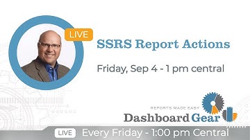 SSRS Report Actions