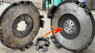 The Shocking process of my Life // How Mechanic Repaired Broken Clutch Flywheel From Special Mind…