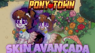 Como fazer skin AVANÇADA no Pony town