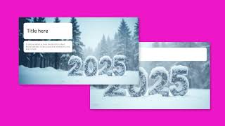 Stunning Free Winter-Themed Slides For Your Next Presentation