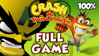 Crash Twinsanity FULL GAME 100% Longplay (PS2, XBOX)