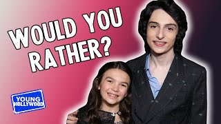 Finn Wolfhard & Brooklynn Prince Play Would You Rather: The Turning Edition