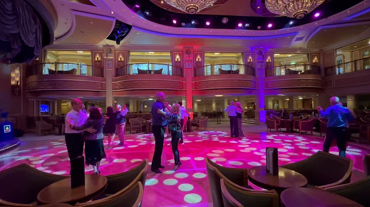 Cunard Queen Elizabeth Queens Room dancing Waltz