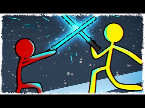 Видео: СВЕТОВОЙ МЕЧ vs ЧЕЛОВЕЧЕК В STICK FIGHT THE GAME!!!