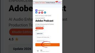Adobe Podcast AI 🔥 Remove Background Noise in 1 Click! 🤯