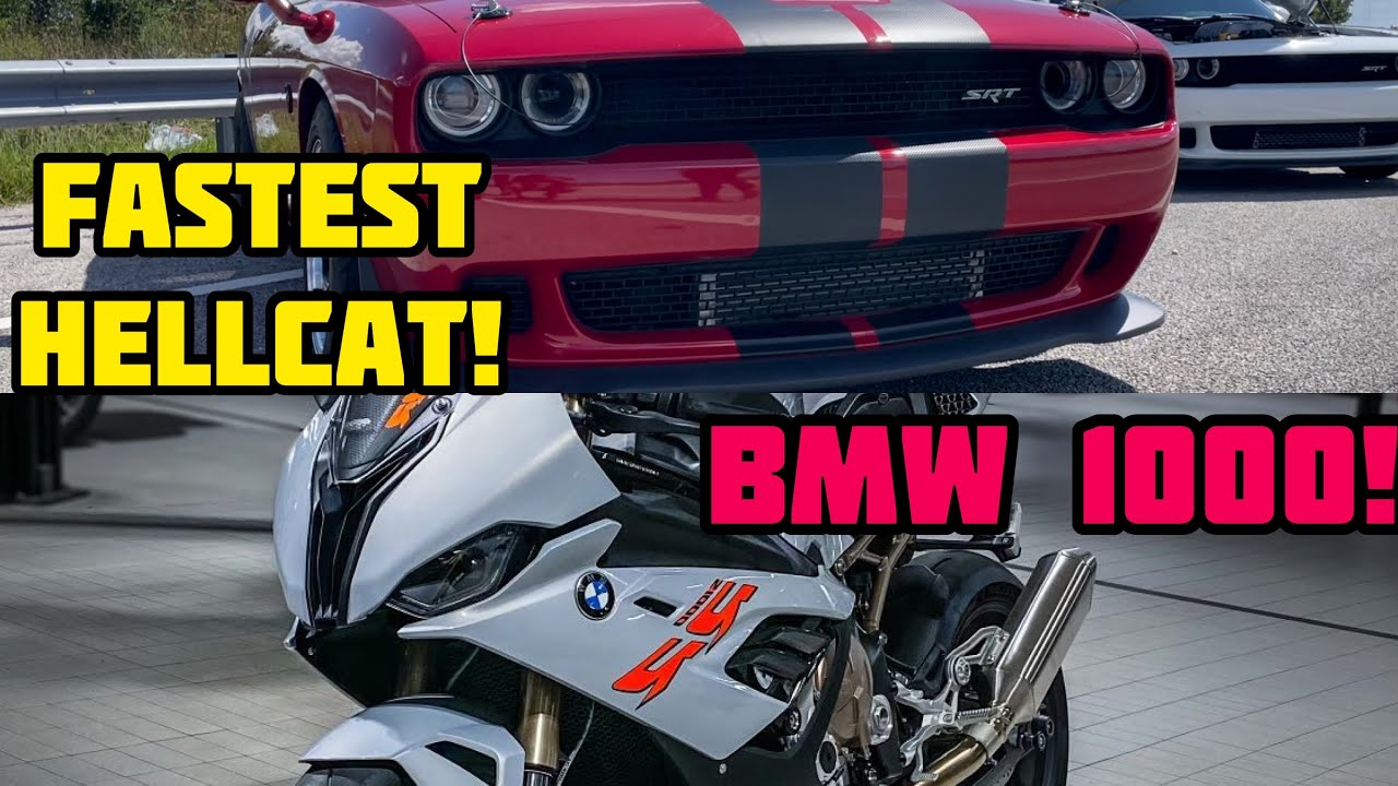 2021 BMW S1000RR VS Hellcat FBO e85!
