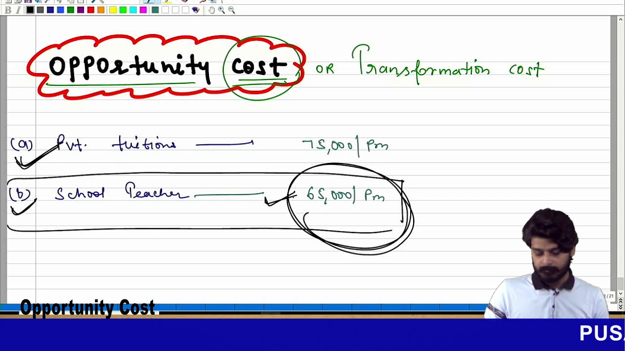 Opportunity cost class 11 By Love Kaushik YouTube