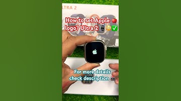 Ultra 2 apple logo code #smartwatch #ultra2 #applelogo #logocode #logotricks #trendyourstyle ✅❤️⌚️