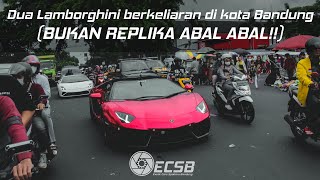 [REAKSI PUBLIK] Duo Lamborghini (BUKAN REPLIKA ABAL-ABAL!) Mengamuk di Jalanan Kota Bandung!