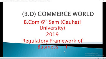 RFB - II, 2019 (B.Com 6th Semester under Gauhati University)