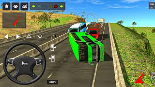🚍😱 EURO COACH BUS CRASHED IN TRAFFIC! 🔥 | NEW MOD UPDATE | BUS SIMULATOR INDONESIA #bussid #gaming . screenshot 1