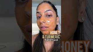 Honey and turmeric face mask!
