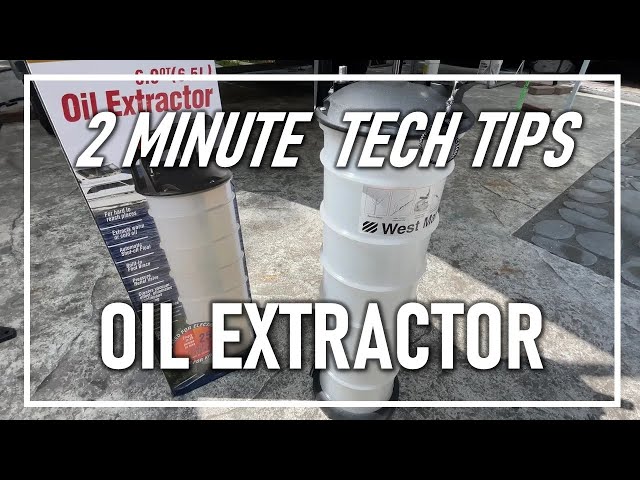 2 MINUTE TECH TIP: Testing out the @WestMarineInc 6.9qt marine-grade vacuum-pump  oil extractor 