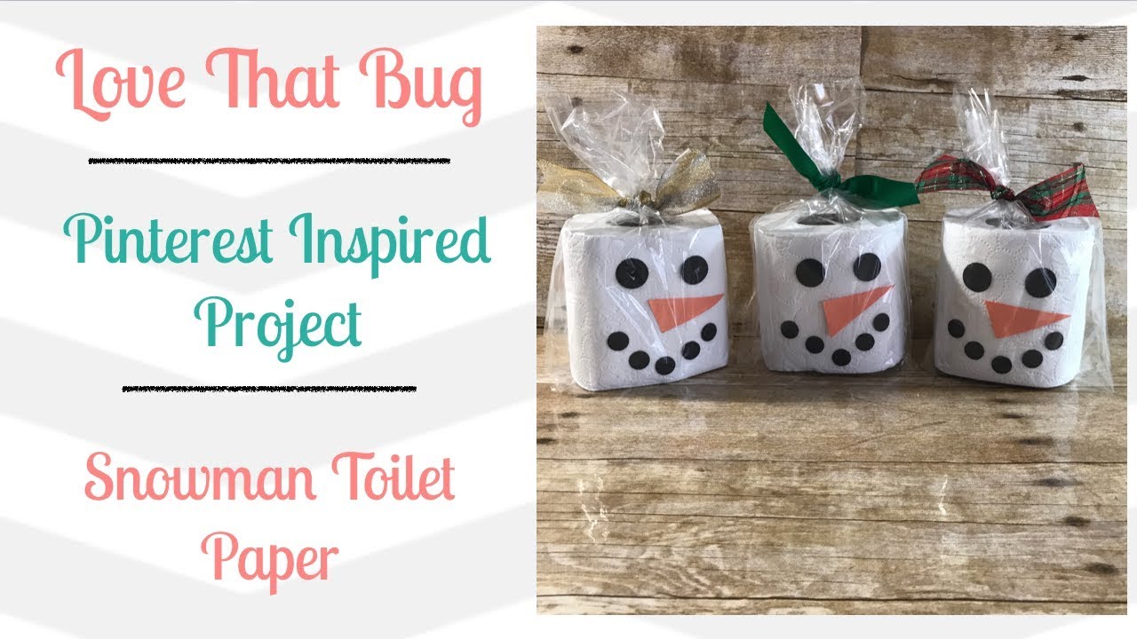 How-to Craft a Toilet Paper Roll Snowman