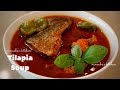 How to make FRESH TILAPIA SOUP Nanaabas kitchen I Ghanaian fish soup I step by step preparation