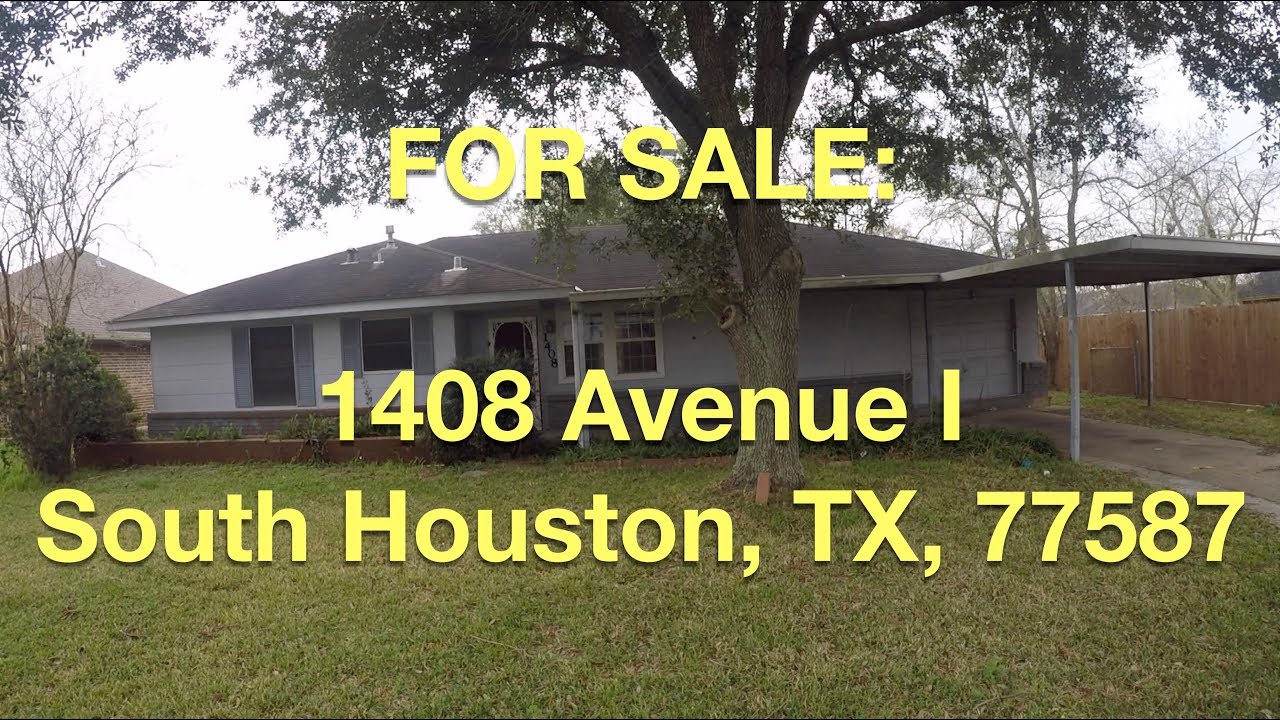 South Houston HUD Homes HUD King tours 1408 Avenue I YouTube