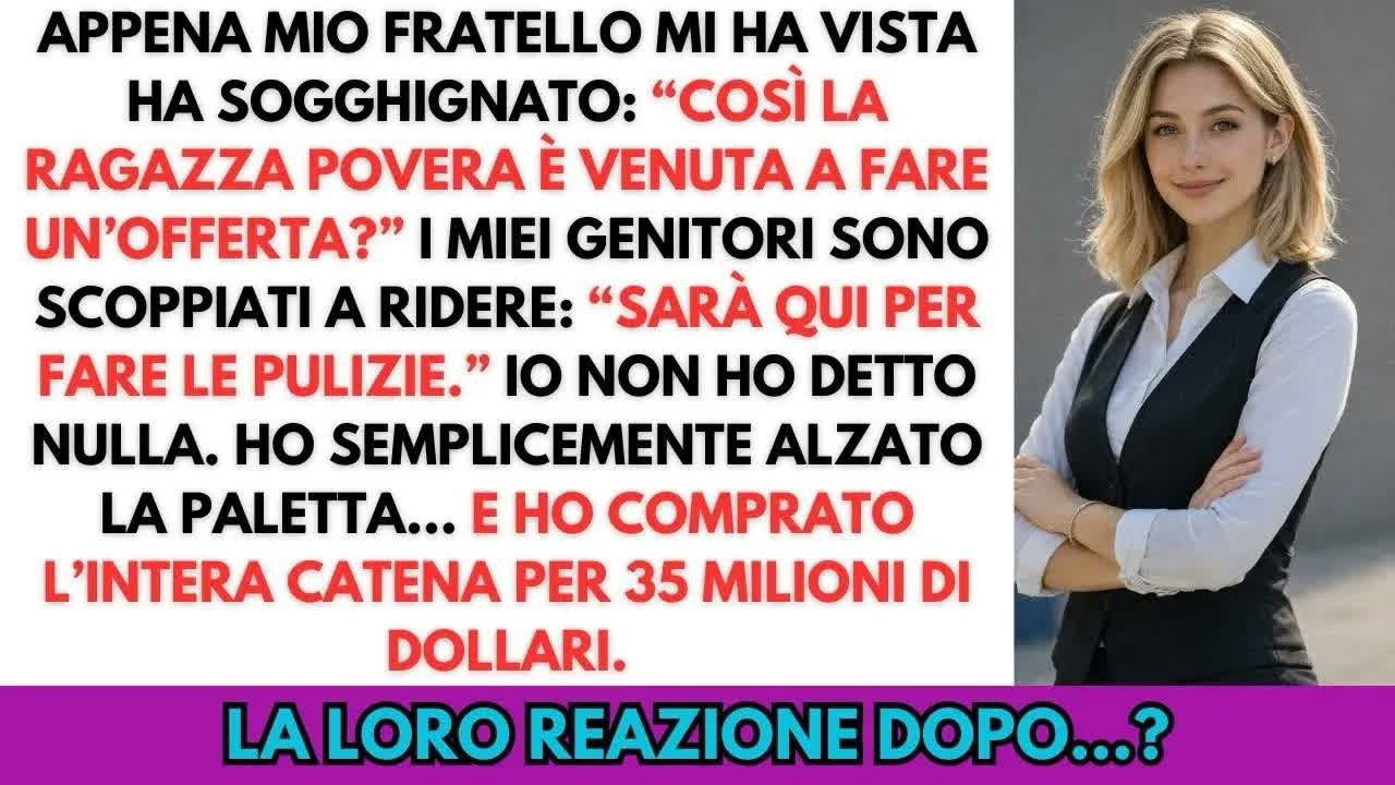 Mi ha umiliata all asta davanti a tutti  Minuti dopo ho comprato l intera catena di moda