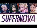 Aespa supernova lyrics  supernova  color coded lyrics