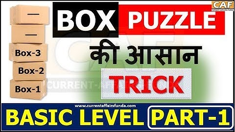 How to solve Box based Puzzle  (Reasoning) Smart Approach | for SBI Clerk , PO , IBPS exams
