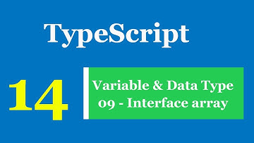 Lập trình TypeScript - Bài 14 Variable & Data Type - Interface array