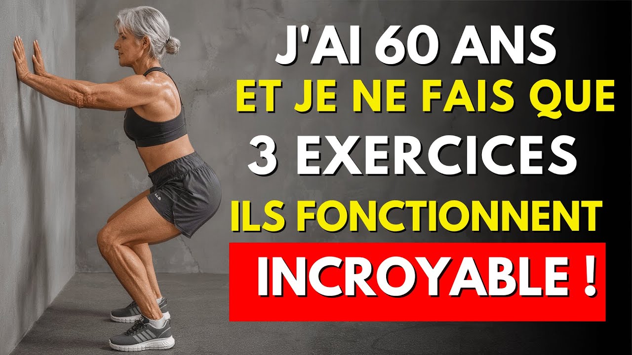 Chaque adulte de plus de 60 ans doit faire ces 3 exercices