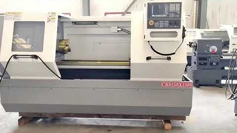CK6150 CNC lathe, Siemens system, eight-station turret, hydraulic chuck.
