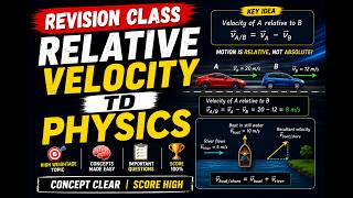 2D Motion & Relative Velocity | Complete Revision | Class XI Physics | TD PHYSICS