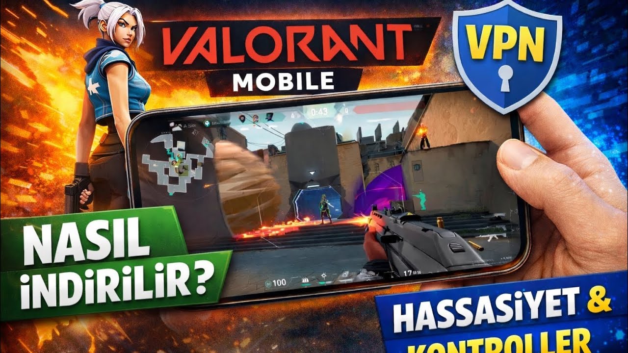 Valorant Mobile indirme & VPN & Hassasiyet & Kontrol ve Nişangah