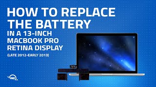 How to Replace the Battery in a MacBook Pro Retina 13-inch (late 2012 - early 2013) MacBookPro10,2 screenshot 3