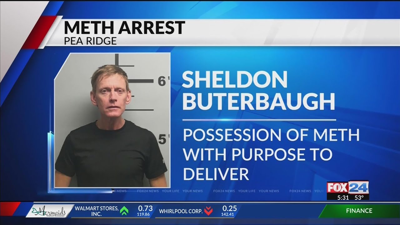 Pea Ridge man arrested for possession of meth and intent to deliver ...