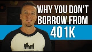 Why I suggest you don't take a loan from your 401k.