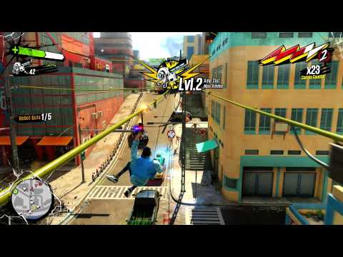 Sunset Overdrive Free Roam Gameplay