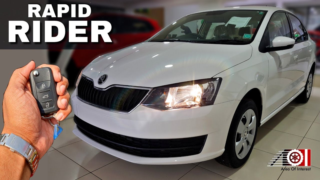 New Skoda Rapid Rider Base Model On Road Price List | Mileage | Features | Specs - YouTube