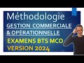 Examens bts mco  version 2024  mthodologie pour russir la gestion operationnelle