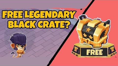 OPEN ⚫️LEGENDARY BLACK CRATE⚫️ FOR FREE???😱 Zooba Battle Arena English
