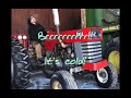 Massey Ferguson 165 cold start and repairs